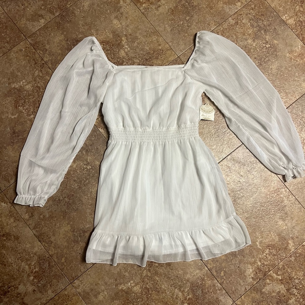 Alter’d State White dress. New with tags.